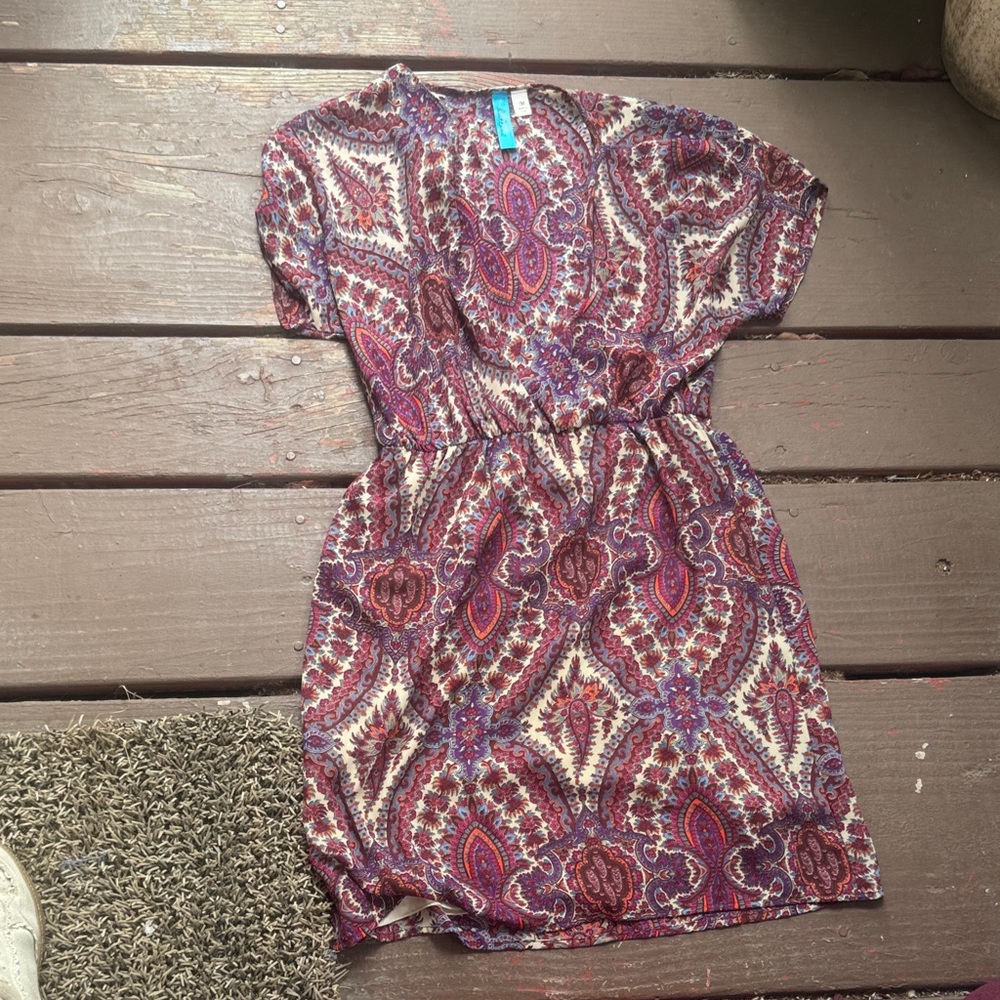 Paisley Print Dress
